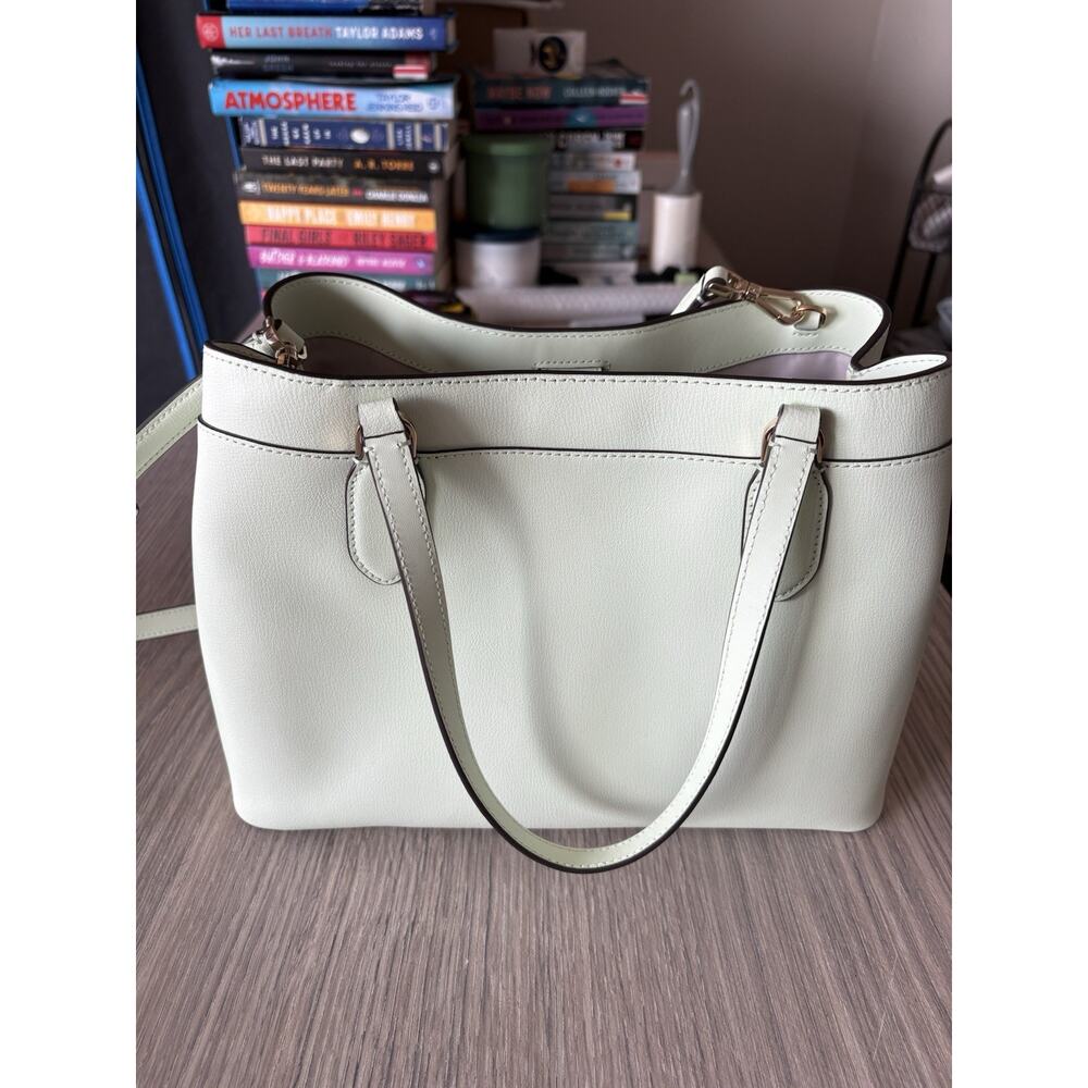 Kate Spade New York Pebbled Leather Satchel Tote Mint Green NWOT Crossbody - Picture 5 of 9